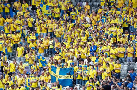 瑞典球迷看台